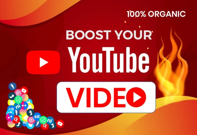 I will do organic youtube video promotion