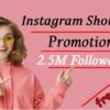I will do instagram shoutout promotion with 2.5M followers