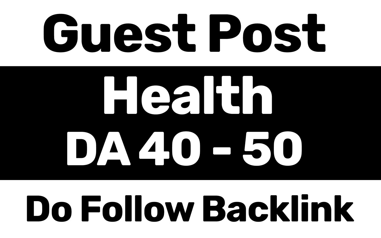 I will do guest post in 40 da health blog