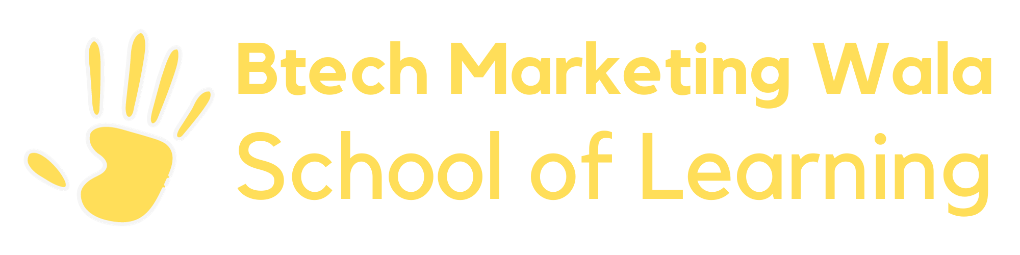 Btech Marketing Wala School of Learning Light Logo
