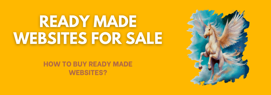 how to buy ready made websites