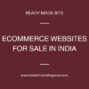 Ecommerce Websites for Sale in India-author