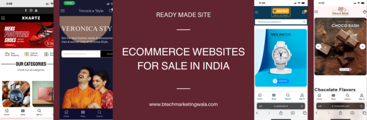 Ecommerce Websites for Sale in India