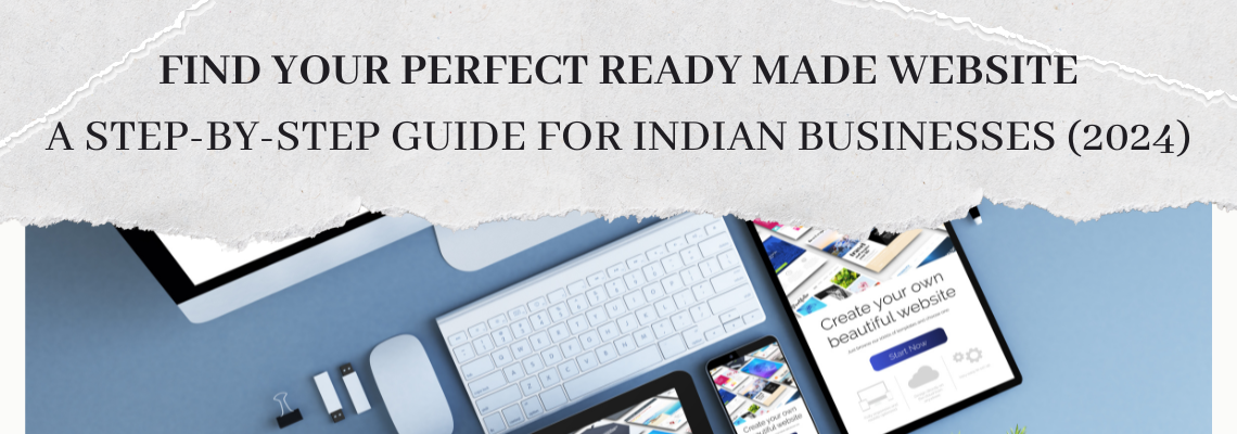 Find Your Perfect Ready Made Website: A Step-by-Step Guide for Indian Businesses (2024)