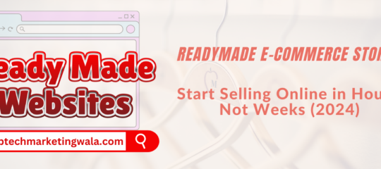Ready-Made E-commerce Websites