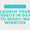 The Speed Advantage: Launch Your Website in Days with Ready-Made Websites (2024)-author