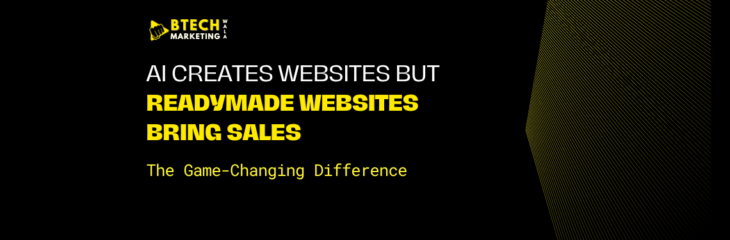 AI Creates Websites, But Readymade Websites Bring Sales: The Game-Changing Difference