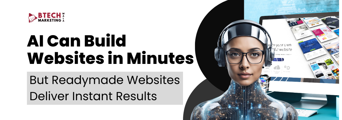 AI Can Build Websites in Minutes, But Readymade Websites Deliver Instant Results