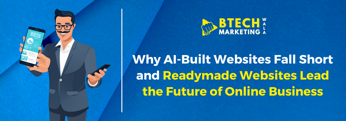 Why AI-Built Websites Fall Short and Readymade Websites Lead the Future of Online Business